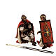 Römische Soldaten beim Würfelspielen, für 18 cm Krippe von Angela Tripi, Terrakotta s3