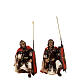 Soldats romains qui jouent aux dés 18 cm crèche Tripi s6