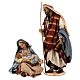Heilige Familie, für 18 cm Krippe von Angela Tripi, Terrakotta s1