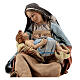 Heilige Familie, für 18 cm Krippe von Angela Tripi, Terrakotta s2