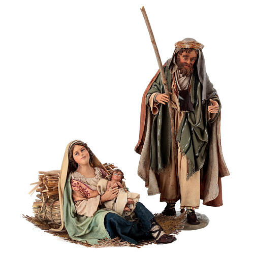 Nativity scene Angela Tripi 18 cm terracotta 1