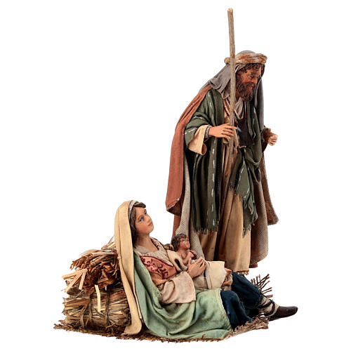 Nativity scene Angela Tripi 18 cm terracotta 4