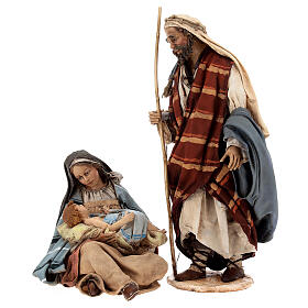 Nativity scene Angela Tripi 18 cm terracotta