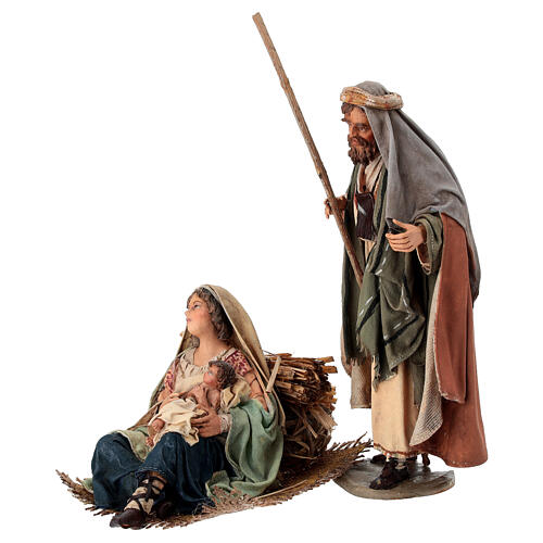 Nativity scene Angela Tripi 18 cm terracotta 7