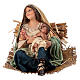 Nativity scene Angela Tripi 18 cm terracotta s2