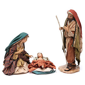 Krippenfiguren von Angela Tripi: Geburtsszene für 13 cm Krippe von Angela Tripi - 3 Figuren