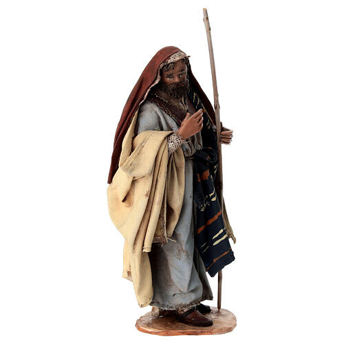 Heilige Familie, für 13 cm Krippe von Angela Tripi, Terrakotta 7