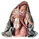 Heilige Familie, für 13 cm Krippe von Angela Tripi, Terrakotta s3
