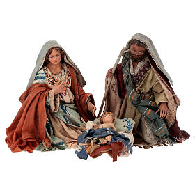 Nativité 13 cm en terre cuite 3 pcs Angela Tripi