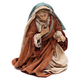 Angela Tripi Nativity scene: Holy Family terracotta figurines 13 cm