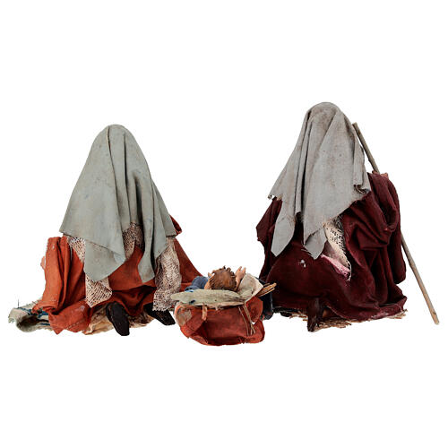 Holy Family terracotta figurines 13 cm 8