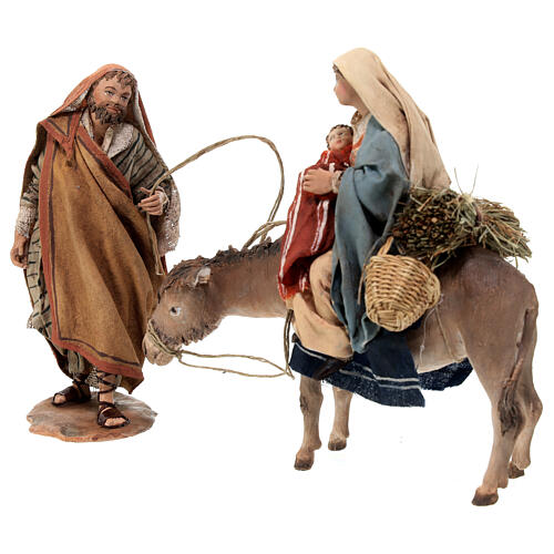 Flight into Egypt Angela Tripi 13 cm Nativity Scene 5