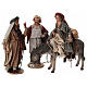 Szene Suche nach einer Unterkunft, für 13 cm Krippe von Angela Tripi, Terrakotta s1