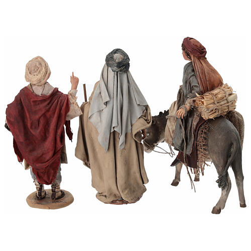 Pregnant Mary and Joseph scene 13 cm Angela Tripi 10