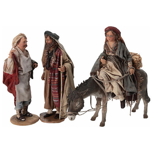 Escena Búsqueda de la posada 13 cm Angela Tripi 4