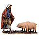 Farmer with pigs 13 cm, Angela Tripi Nativity Scene figurine s1