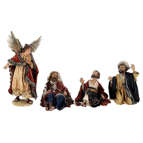 Annunciation to the Shepherds scene, 13 cm Angela Tripi figurines 6