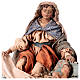 Heilige Familie, 3 Figuren, für 18 cm Krippe von Angela Tripi, Terrakotta s2