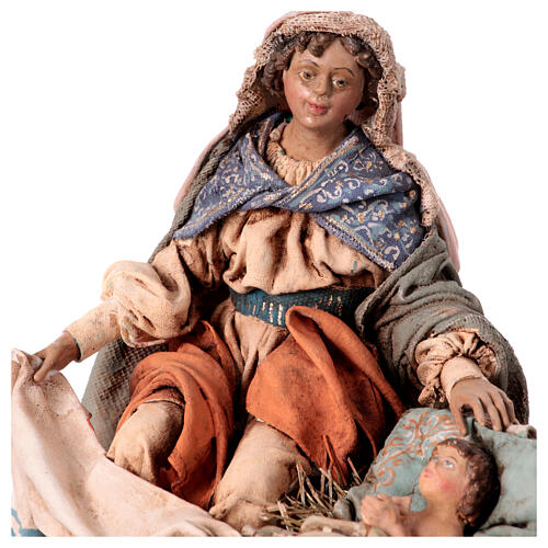 Holy Family terracotta figurines 18 cm 2