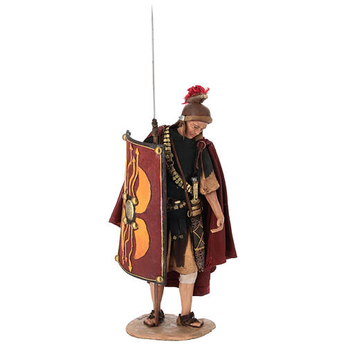 Roman Soldier stooped over 18 cm Angela Tripi 3