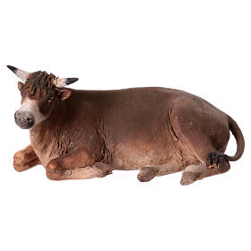 Lying ox by Angela Tripi 18 cm