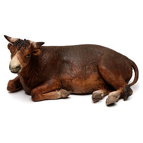 Crèche Noel Angela Tripi: Boeuf accroupi Angela Tripi 18 cm