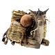 Lying donkey with baskets by Angela Tripi 18 cm s3
