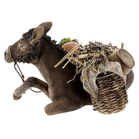 Angela Tripi Nativity scene: Donkey with load by Angela Tripi 18 cm