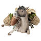 Donkey with load by Angela Tripi 18 cm s1