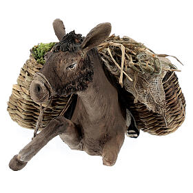 Angela Tripi Nativity scene: Laying donkey 18cm Angela Tripi Nativity Scene figurine