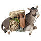Laying donkey 18cm Angela Tripi Nativity Scene figurine s2