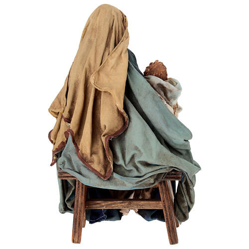 Nativité avec Enfant Jésus à bras Angela Tripi 30 cm 15
