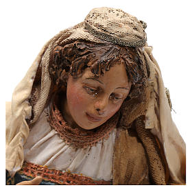 Krippenfiguren von Angela Tripi: Geburtsszene 3 Figuren für 30 cm Krippe von Angela Tripi