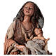 Nativité 3 pcs Vierge assise crèche Angela Tripi 30 cm s4