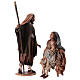 Natividade Três Figuras Virgem Maria Sentada Presépio Angela Tripi 30 cm s1
