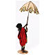 Esclavo con paraguas 30 cm belén Angela Tripi s4