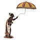 Servant with umbrella, Angela Tripi Nativity Scene 30cm s4