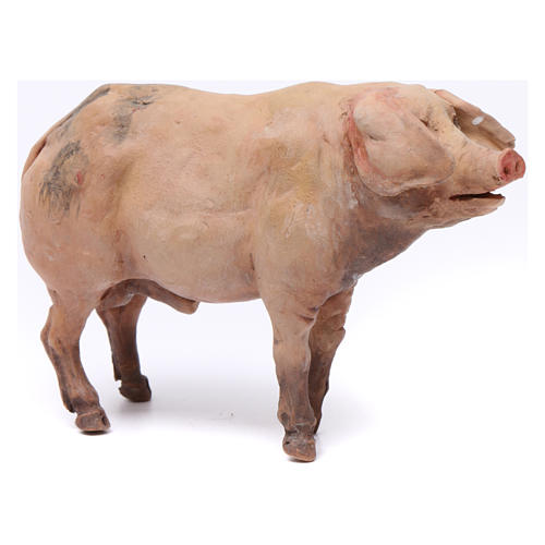 Schwein für 18 cm Krippe von Angela Trippi 5