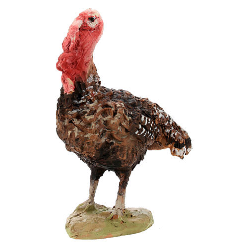 Turkey for nativity scene by Angela Tripi 18 cm 1