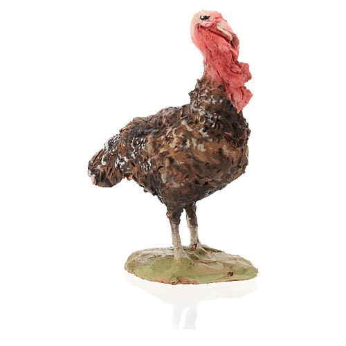 Turkey for nativity scene by Angela Tripi 18 cm 3