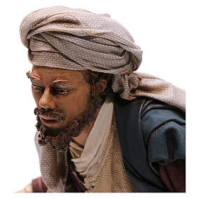 Crèche Noel Angela Tripi: Berger qui chasse une oie crèche 30 cm Angela Tripi Crèche Noel Angela Tripi: Berger qui chasse une oie crèche 30 cm Angela Tripi