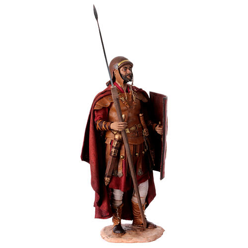 Römischer Soldat mit Bart, für 30 cm Krippe von Angela Tripi, Terrakotta 5