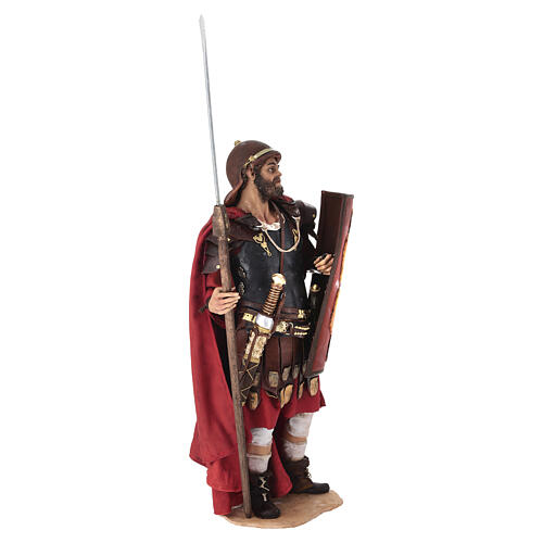 Roman soldier with beard by Angela Tripi 30 cm 7