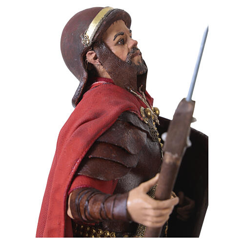 Roman soldier with lance by Angela Tripi 30 cm 2