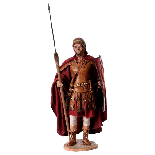 Römischer Soldat, für 30 cm Krippe von Angela Tripi, Terrakotta 1