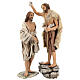 Szene Taufe Christi, für 30 cm Krippe von Angela Tripi, Terrakotta s1