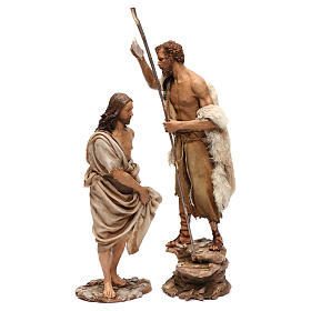 Presepe Angela Tripi: Battesimo di Gesù Scena Angela Tripi 30 cm