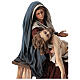 Pietà, Szene der Kreuzabnahme, für 30 cm Krippe von Angela Tripi, Terrakotta s8
