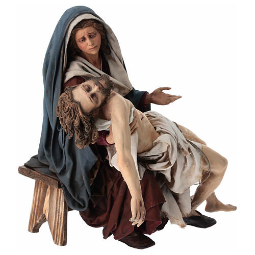 La Pietà scena della Deposizione Angela Tripi 30 cm 3