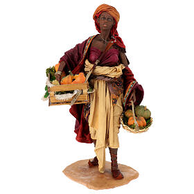 Slave with Pumkins Nativity 30 cm Angela Tripi